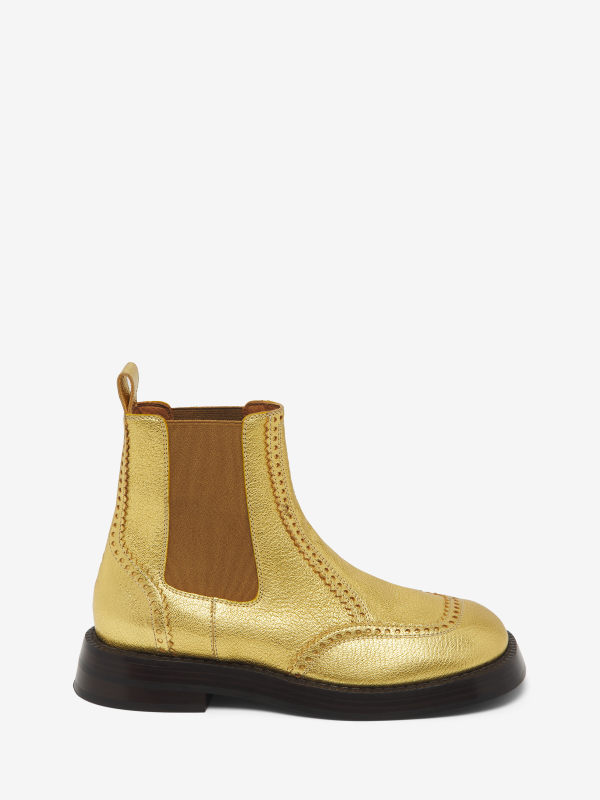 ALEXANDER MCQUEEN - The Brogue Chelsea Boot - Item 817399WIACM8000